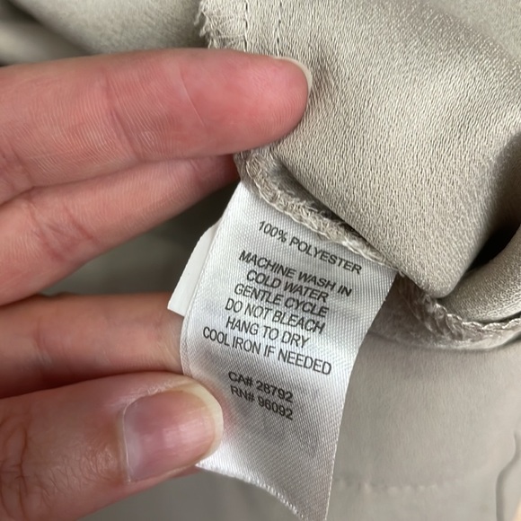 Belle Vere cream relaxed fit joggers style pants - Picture 7 of 7